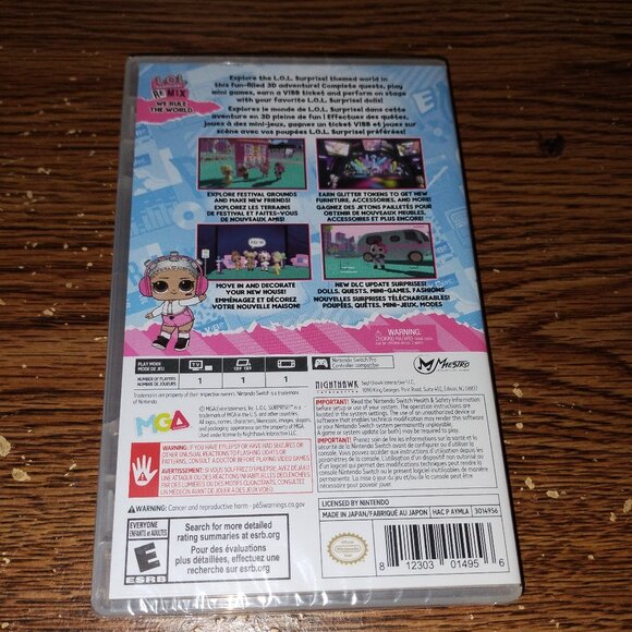 LOL Surprise Remix: We Rule The World (Nintendo Switch, 2020) (Unopened) - Picture 2 of 3